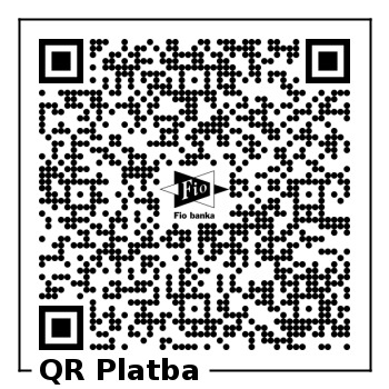 QR kód pro platbu - Skautský účet